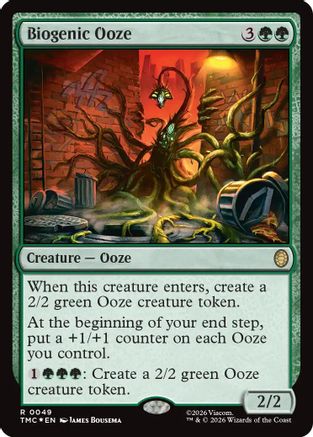 Biogenic Ooze (Surge Foil) |  Foil (049) [Commander: Teenage Mutant Ninja Turtles]