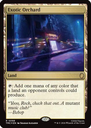 Exotic Orchard (Surge Foil) |  Foil (066) [Commander: Teenage Mutant Ninja Turtles]