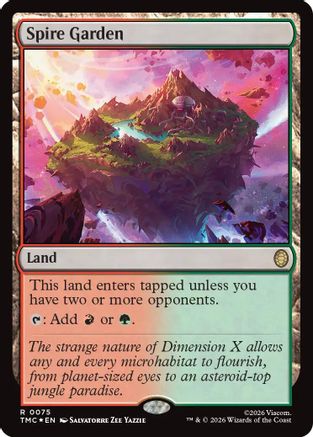 Spire Garden (Surge Foil) |  Foil (075) [Commander: Teenage Mutant Ninja Turtles]