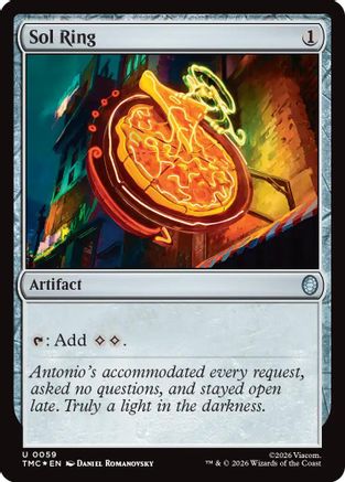 Sol Ring (Surge Foil) |  Foil (059) [Commander: Teenage Mutant Ninja Turtles]