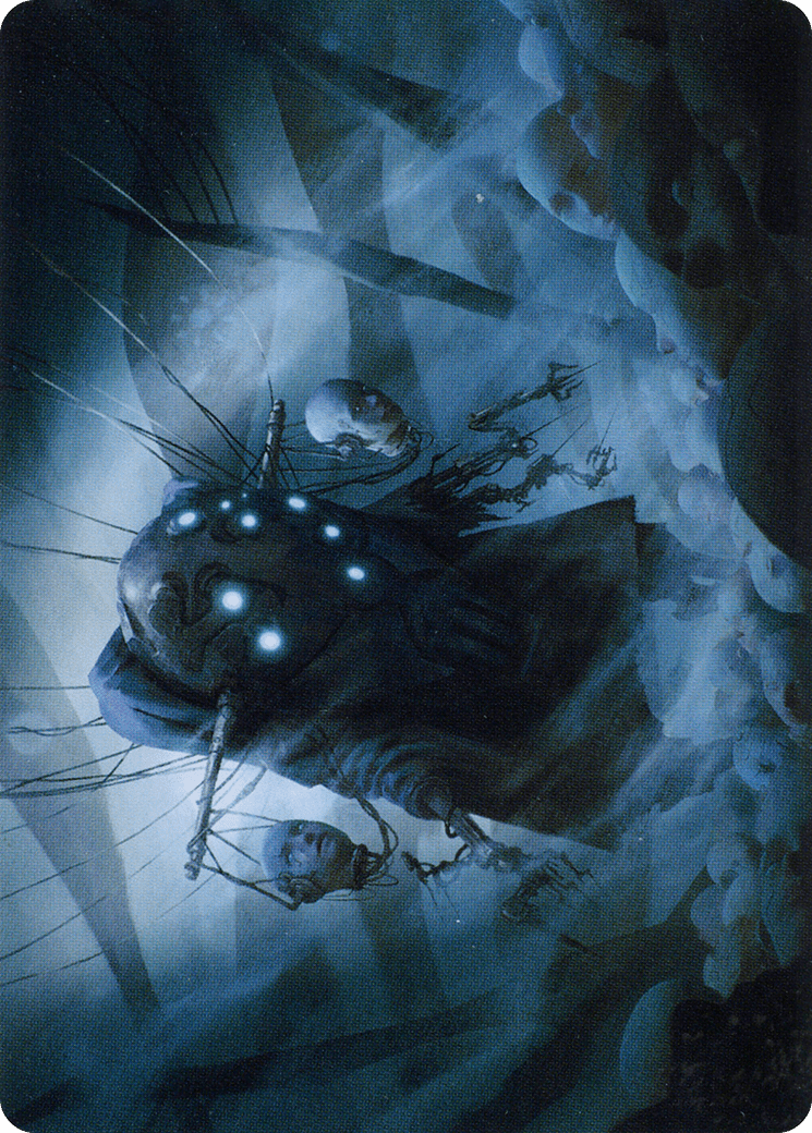 Meldweb Curator // Meldweb Curator (AONE-016) - Phyrexia: All Will Be One Art Series (Borderless)