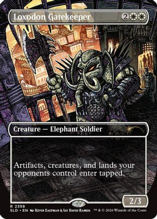 Loxodon Gatekeeper (2358) |  Foil (2358) [Secret Lair Drop Series]