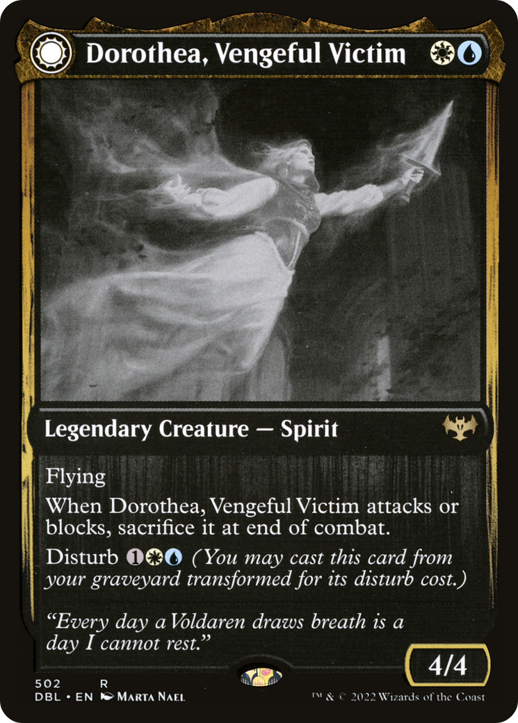 Dorothea, Vengeful Victim // Dorothea's Retribution [Innistrad: Double Feature] Foil