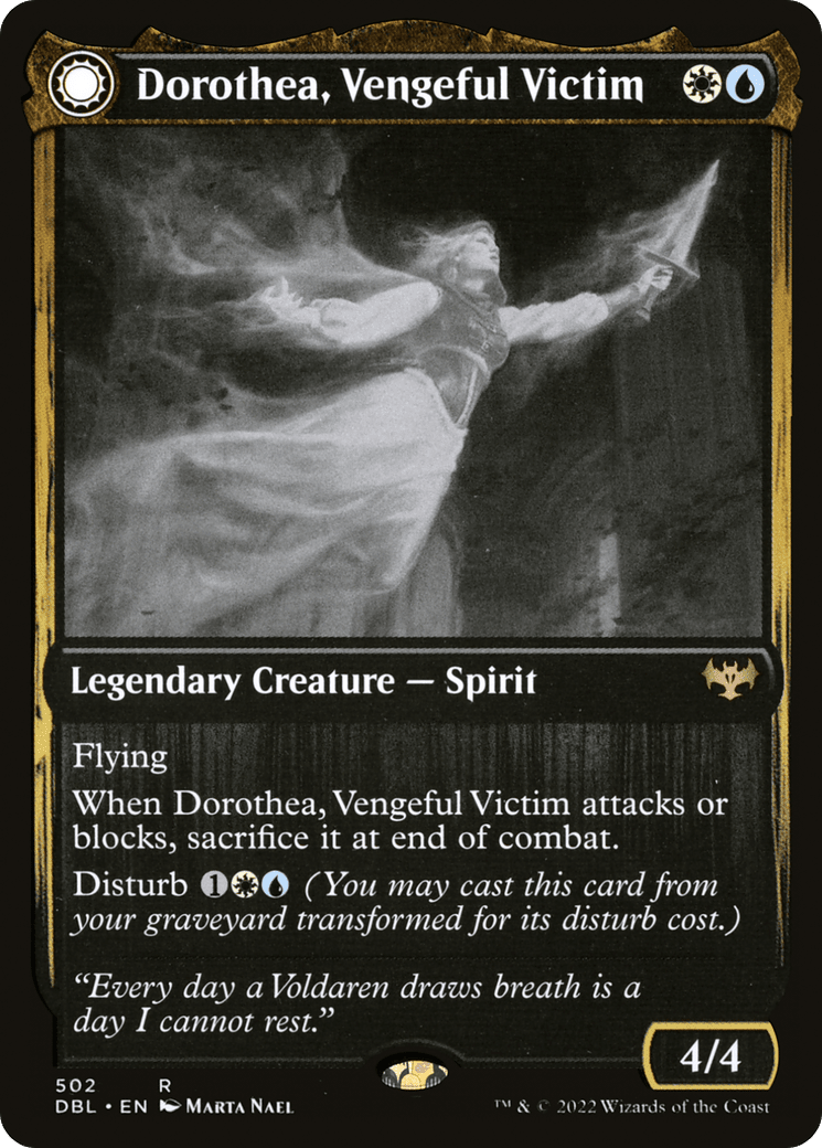 Dorothea, Vengeful Victim // Dorothea's Retribution [Innistrad: Double Feature] Foil