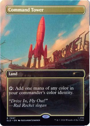 Command Tower (7097) |  Foil (7097) [Secret Lair Drop Series]