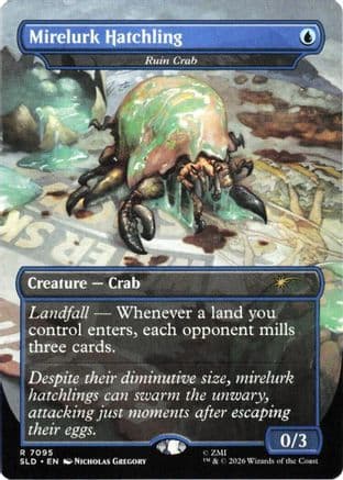 Mirelurk Hatchling - Ruin Crab |  (7095) [Secret Lair Drop Series]