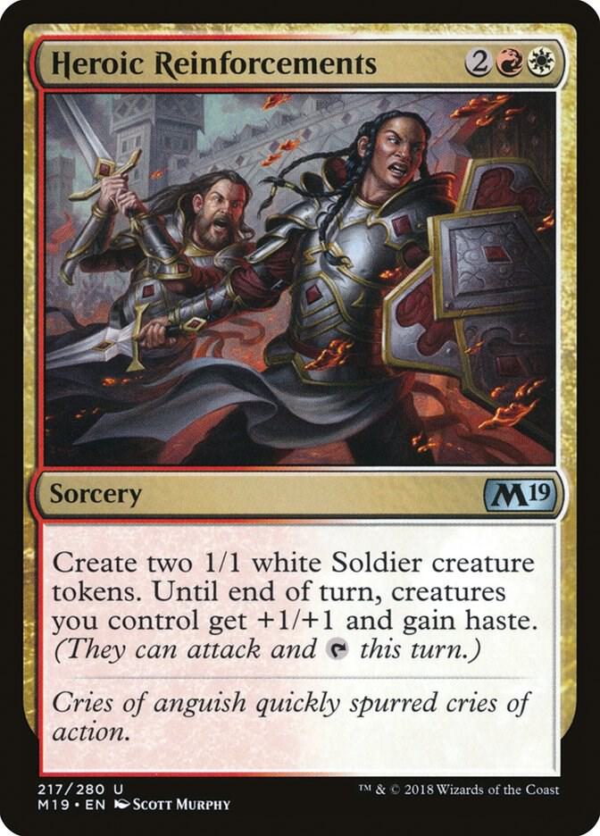 Heroic Reinforcements 217/280 (Core Set 2019)  - Foil