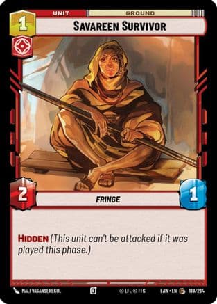 Savareen Survivor |  (188/264)  [A Lawless Time]