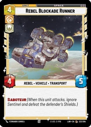 Rebel Blockade Runner |  (222/264)  [A Lawless Time]