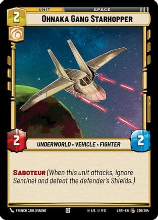 Ohnaka Gang Starhopper |  (230/264)  [A Lawless Time]