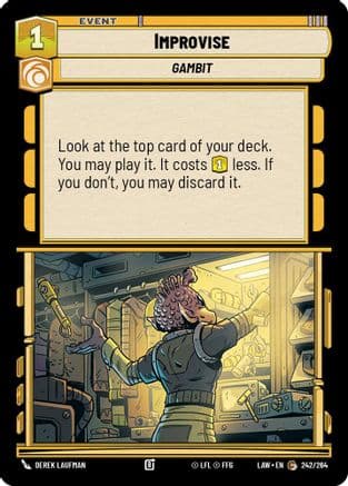 Improvise |  (242/264)  [A Lawless Time]