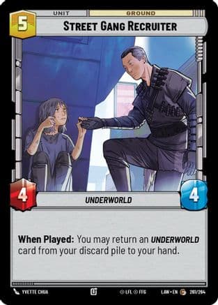 Street Gang Recruiter |  (261/264)  [A Lawless Time]