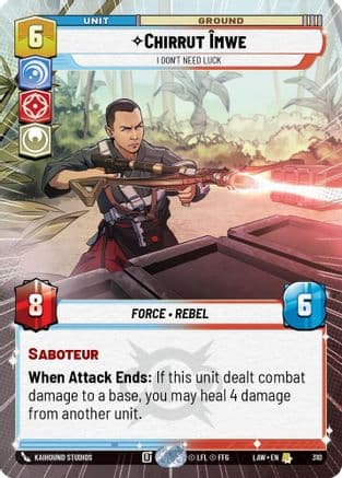 Chirrut Imwe - I Don't Need Luck (Hyperspace) |  (310)  [A Lawless Time]