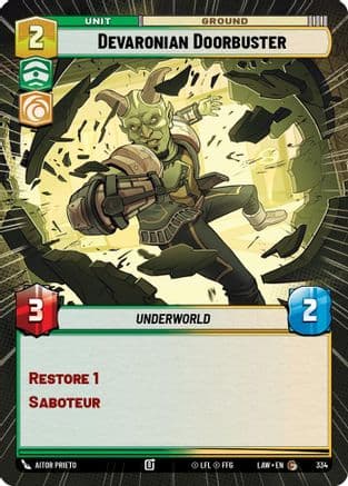 Devaronian Doorbuster (Hyperspace) |  (334)  [A Lawless Time]