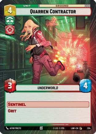 Quarren Contractor (Hyperspace) |  (324)  [A Lawless Time]