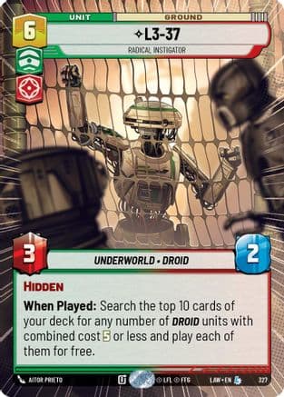L3-37 - Radical Instigator (Hyperspace) |  (327)  [A Lawless Time]
