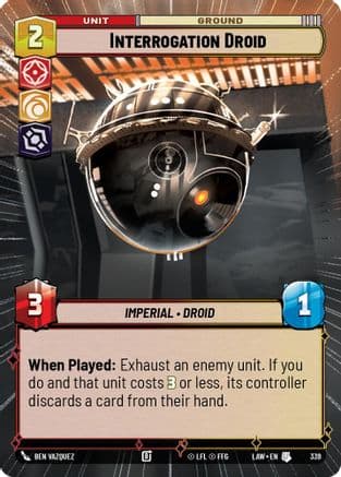 Interrogation Droid (Hyperspace) |  (339)  [A Lawless Time]