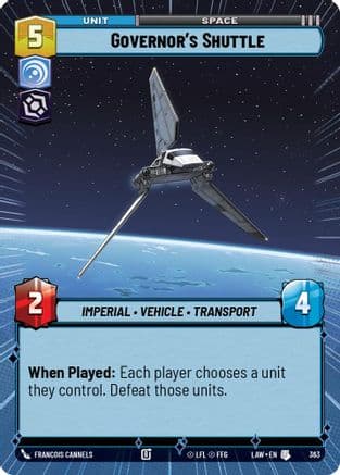 Governor's Shuttle (Hyperspace) |  (363)  [A Lawless Time]