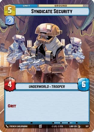 Syndicate Security (Hyperspace) |  (387)  [A Lawless Time]