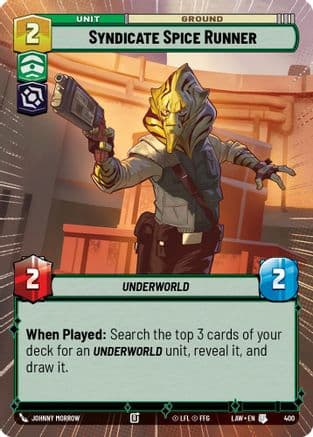 Syndicate Spice Runner (Hyperspace) |  (400)  [A Lawless Time]