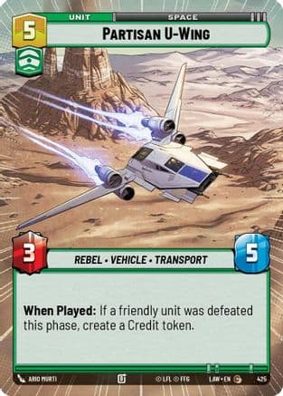 Partisan U-Wing (Hyperspace) |  (425)  [A Lawless Time]