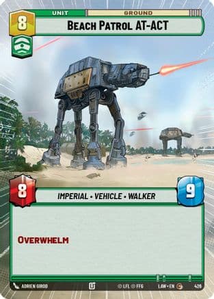 Beach Patrol AT-ACT (Hyperspace) |  (426)  [A Lawless Time]