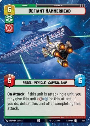 Defiant Hammerhead (Hyperspace) |  (326)  [A Lawless Time]