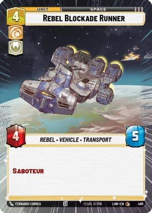 Rebel Blockade Runner (Hyperspace) |  (486)  [A Lawless Time]