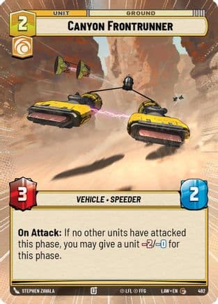 Canyon Frontrunner (Hyperspace) |  (492)  [A Lawless Time]