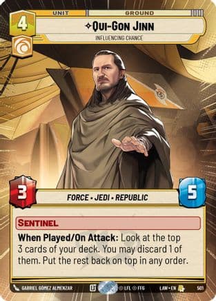 Qui-Gon Jinn - Influencing Chance (Hyperspace) |  (501)  [A Lawless Time]
