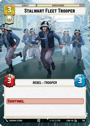 Stalwart Fleet Trooper (Hyperspace) |  (518)  [A Lawless Time]
