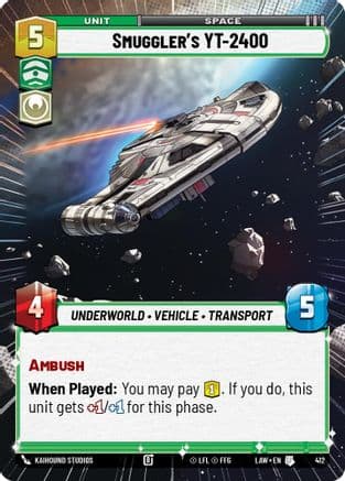 Smuggler's YT-2400 (Hyperspace) |  (412)  [A Lawless Time]