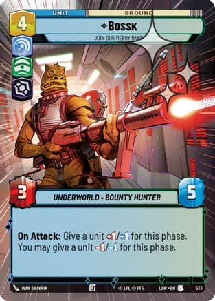 Bossk - Join Our Merry Band (Hyperspace Foil) | Foil (533)  [A Lawless Time]