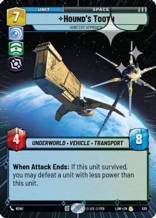 Hound's Tooth - Hunters' Approach (Hyperspace Foil) | Foil (535)  [A Lawless Time]