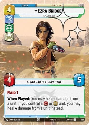 Ezra Bridger - Spectre Six (Hyperspace Foil) | Foil (537)  [A Lawless Time]