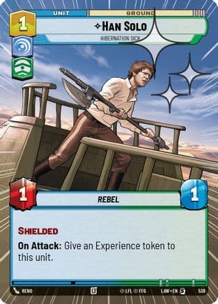 Han Solo - Hibernation Sick (Hyperspace Foil) | Foil (539)  [A Lawless Time]