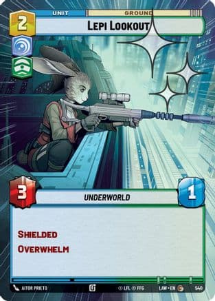 Lepi Lookout (Hyperspace Foil) | Foil (540)  [A Lawless Time]