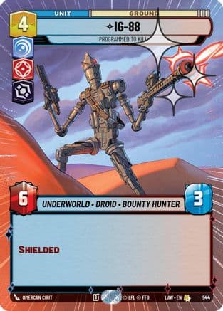 IG-88 - Programmed to Kill (Hyperspace Foil) | Foil (544)  [A Lawless Time]