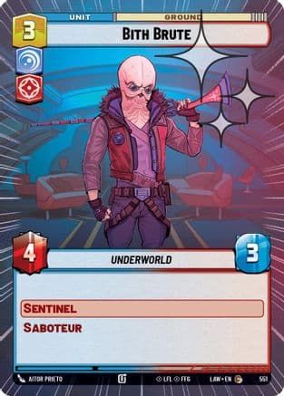 Bith Brute (Hyperspace Foil) | Foil (551)  [A Lawless Time]