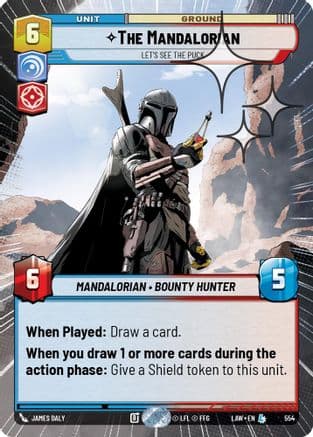 The Mandalorian - Let's See The Puck (Hyperspace Foil) | Foil (554)  [A Lawless Time]