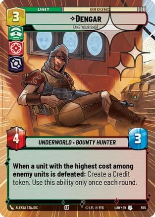 Dengar - Take Your Shot (Hyperspace Foil) | Foil (555)  [A Lawless Time]