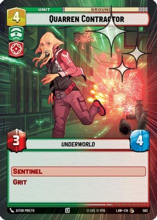 Quarren Contractor (Hyperspace Foil) | Foil (562)  [A Lawless Time]