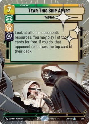 Tear This Ship Apart (Hyperspace Foil) | Foil (568)  [A Lawless Time]