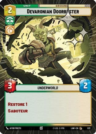 Devaronian Doorbuster (Hyperspace Foil) | Foil (572)  [A Lawless Time]