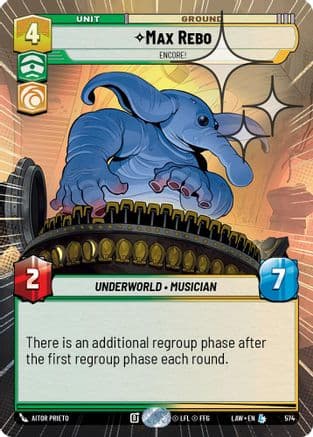 Max Rebo - Encore! (Hyperspace Foil) | Foil (574)  [A Lawless Time]