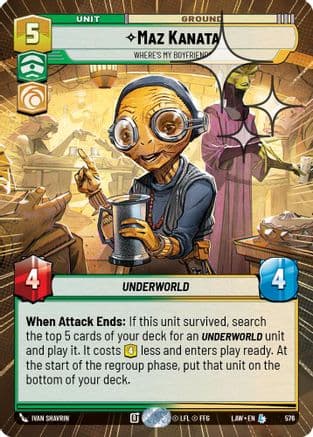 Maz Kanata - Where's My Boyfriend? (Hyperspace Foil) | Foil (576)  [A Lawless Time]