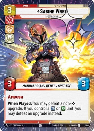 Sabine Wren - Spectre Five (Hyperspace Foil) | Foil (580)  [A Lawless Time]