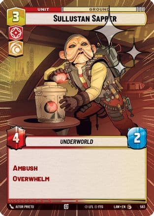 Sullustan Sapper (Hyperspace Foil) | Foil (583)  [A Lawless Time]