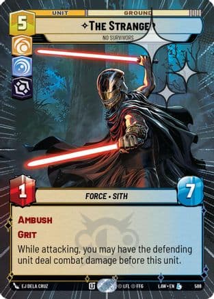The Stranger - No Survivors (Hyperspace Foil) | Foil (588)  [A Lawless Time]