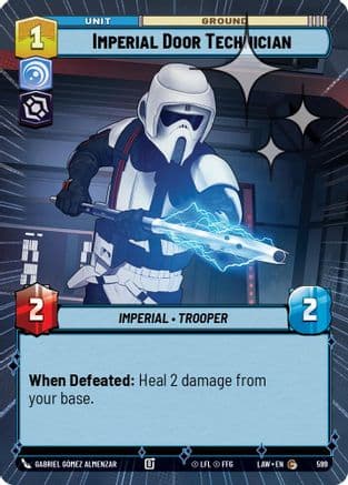 Imperial Door Technician (Hyperspace Foil) | Foil (599)  [A Lawless Time]